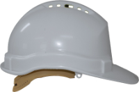ON SITE SAFETY SLIDER HARD HAT VENTED AND NON VENTED IN ONE - WHITE